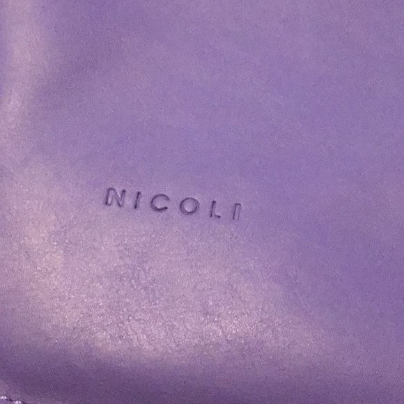 Purple Nicoli bag with multiple compartments (excellent condition) - Picture 2 of 5
